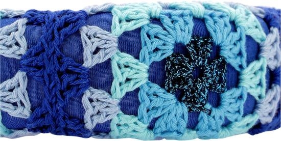  라밀라네사 헤어 액세서리 CERCHIETTOCROCHET GRANDE AZZURRO