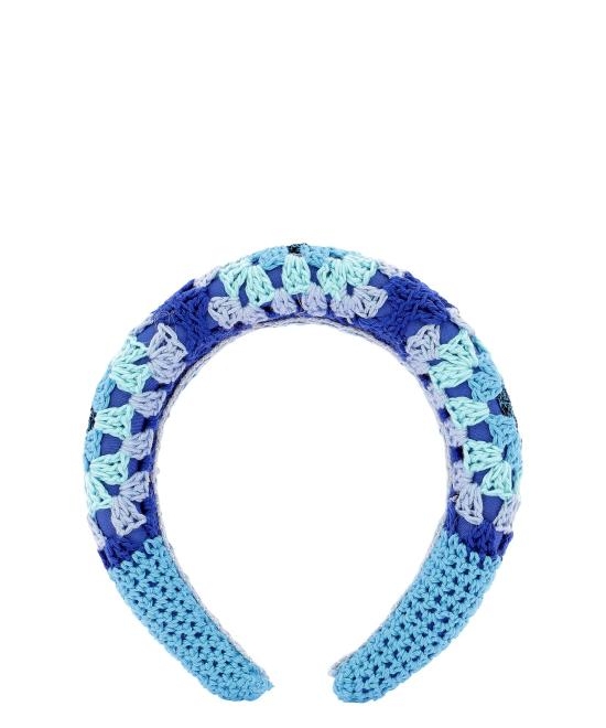  라밀라네사 헤어 액세서리 CERCHIETTOCROCHET GRANDE AZZURRO