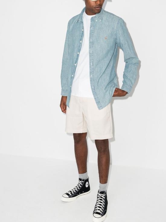 24SS 랄프 로렌 긴팔 긴팔 셔츠 710548538001 CHAMBRAY