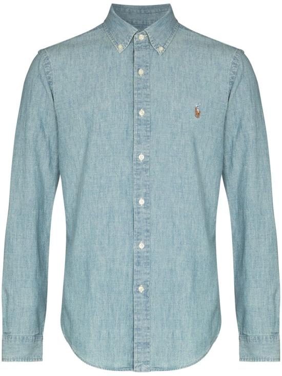 24SS 랄프 로렌 긴팔 긴팔 셔츠 710548538001 CHAMBRAY