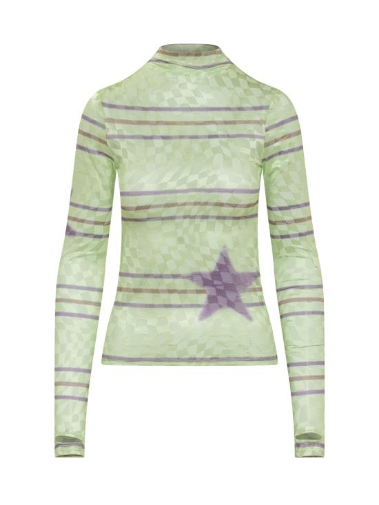 22FW 콜리나 스트라다 긴팔 티셔츠 XX3221 LIMESTRIPESTAR LIME STRIPE STAR