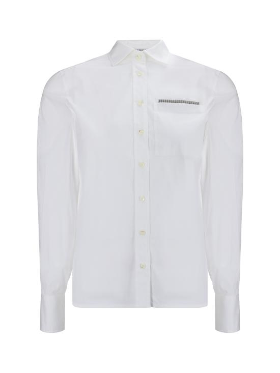 24FW 브루넬로 쿠치넬리 셔츠 M0091NQ316 C159 WHITE