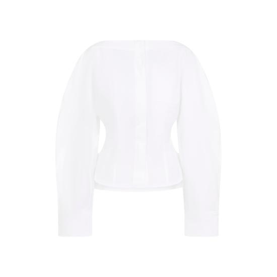 24FW 자크뮈스 블라우스 243SH073 1520 100 WHITE