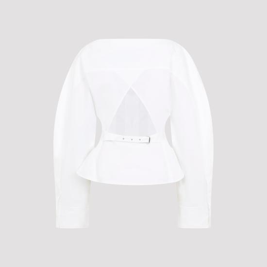 24FW 자크뮈스 블라우스 243SH073 1520 100 WHITE