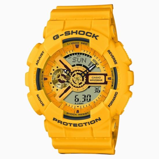  지샥 손목시계 GA 110SLC 9AERPVC Yellow