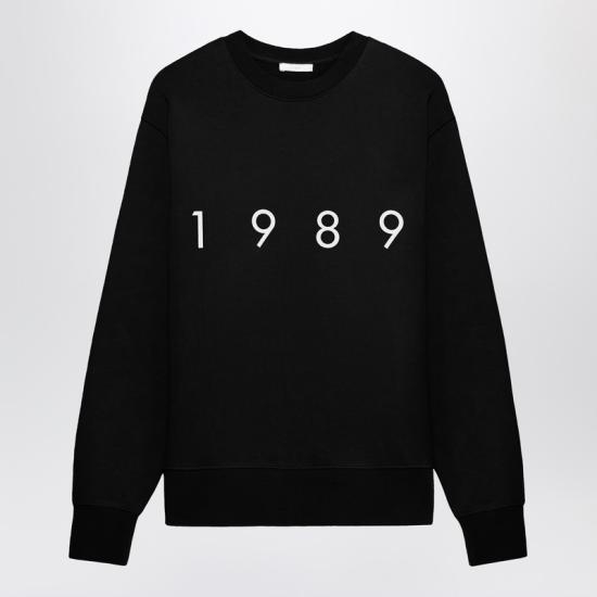 24FW 1989 스튜디오 긴팔 티셔츠 MFW24 301 LOGOCO Black