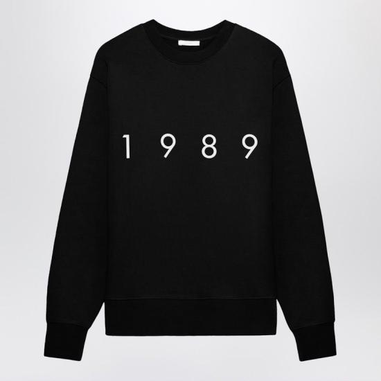 24FW 1989 스튜디오 긴팔 티셔츠 MFW24 301 LOGOCO BLACK