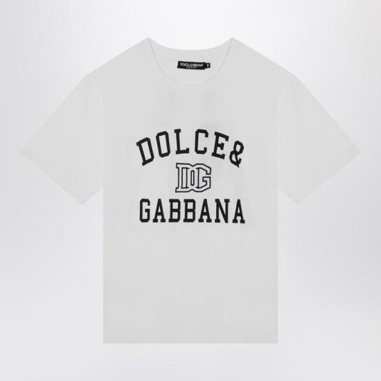 24FW 돌체앤가바나 반팔 티셔츠 F8V09ZGDCNV P DOLCE W0800 WHITE