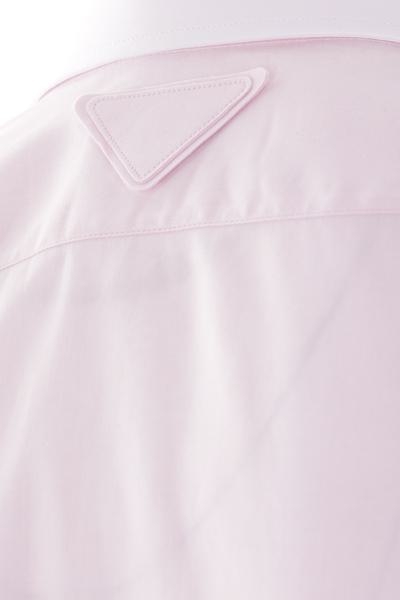 24FW 프라다 긴팔 셔츠 UCN572SOOO15MZF0W95 PINK WHITE