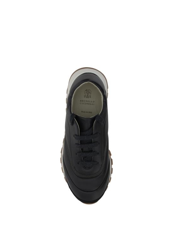 24FW 브루넬로 쿠치넬리 스니커즈 MZSKG2781 C101 BLACK