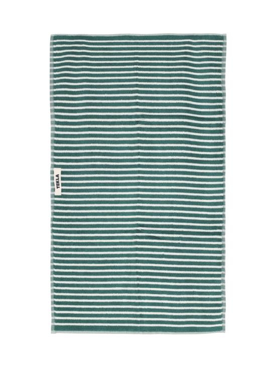 24FW 테클라 비치용품 TT TEGRST 50X90 TEAL GREEN STRIPES