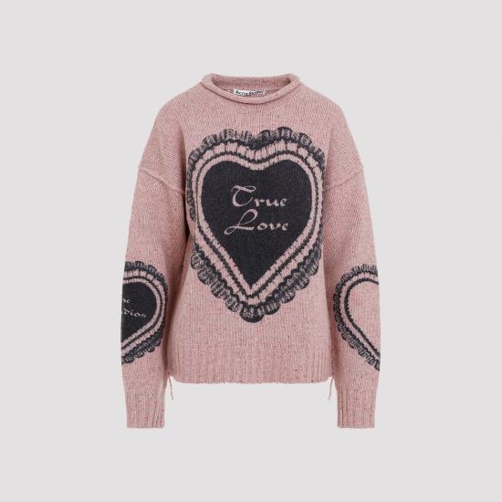 24FW 아크네 스튜디오 풀오버 A60552 COA FADED PINK