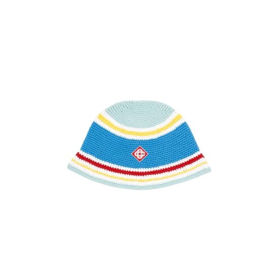 24FW 카사블랑카 모자 APF24HAT05701 BLUE MULTI