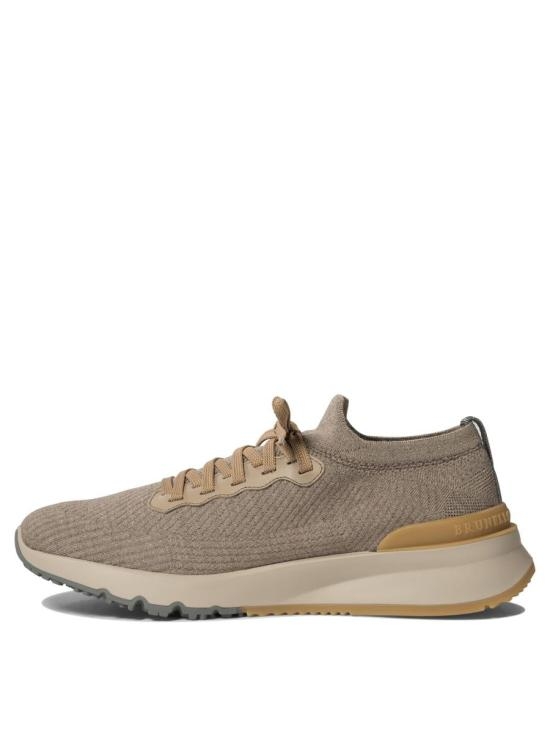 24FW 브루넬로 쿠치넬리 스니커즈 MZUWLB0253CWE21 Beige