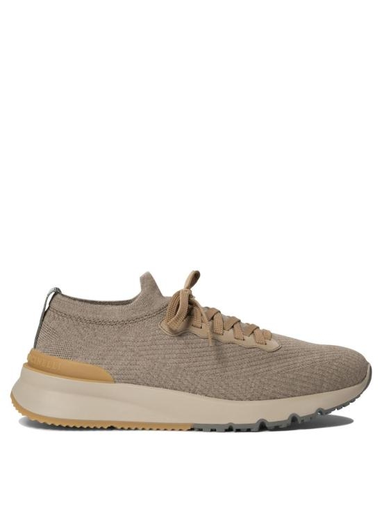 24FW 브루넬로 쿠치넬리 스니커즈 MZUWLB0253CWE21 Beige