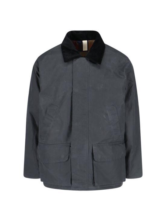 선플라워 자켓 4101 WAXED LEISURE JACKET GREY